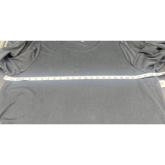 Soft Surroundings Womens Larsa Black Layered Front Tunic Top Sz 2X NEW Basic - Picture 9 of 10